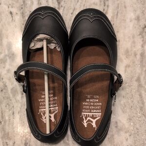 Aris Allen Black Mary Jane Swing dance Shoes